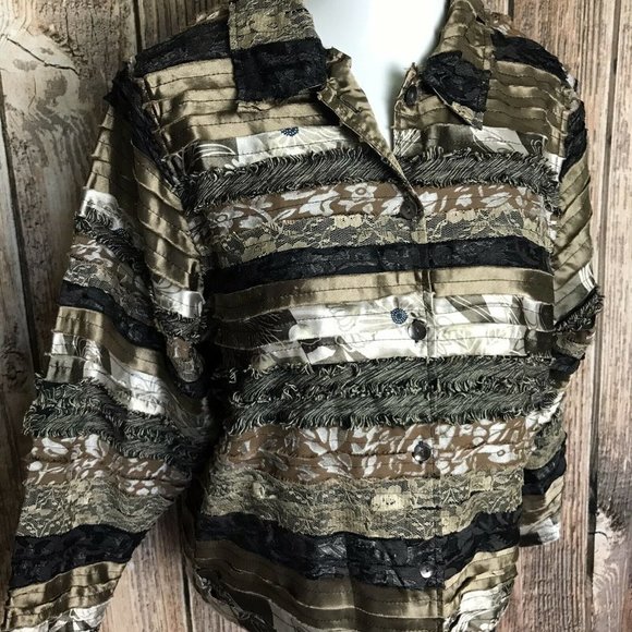 Tantrum Collection Women's Button Down Blazer M - Picture 2 of 7